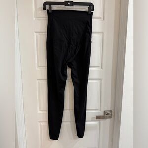 Maternity High-Waisted Black Leggings